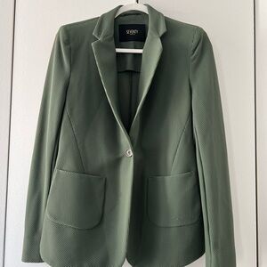 Seventy Women's Textured Olive Green Blazer SZ M or 44